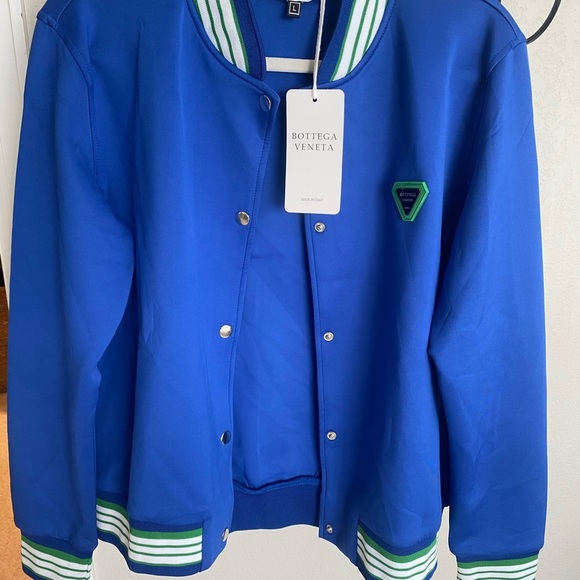 NWT Bottega Veneta Boys Varsity Jacket and Matching Pants with Striped Accents - Picture 1 of 9